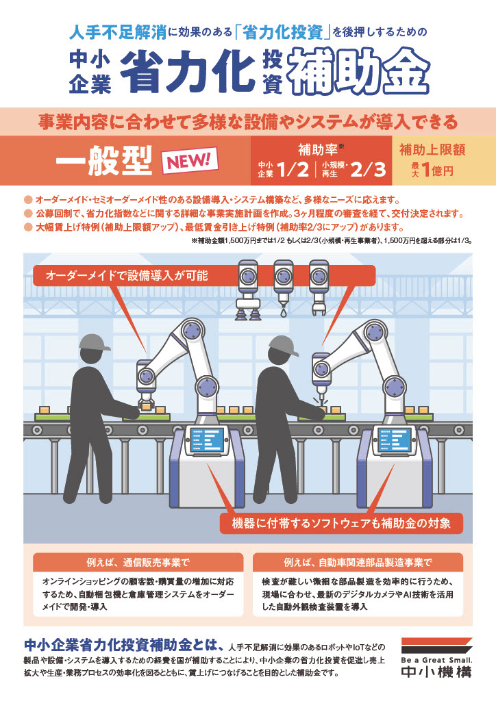 中小企業省力化投資補助金（一般型）